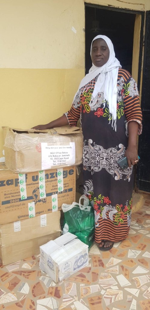 kind donations from Help the Poor and Needy